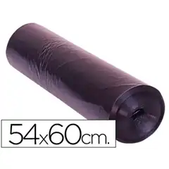 BOLSA BASURA DOMESTICA NEGRA 54X60 GALGA 100 ROLLO DE 25 UDS 044104 36541