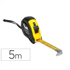 FLEXOMETRO Q-CONNECT CON FRENO MATERIAL ANTICHOQUE 19 MM DE ANCHO LONGITUD 5 MT 36865