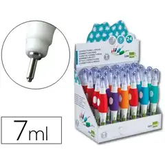 Material CORRECTOR LIDERPAPEL LAPIZ ROLLER PUNTA METALICA DE 1.6 MM CAPACIDAD 7 ML EXPOSITOR DE 24 UDS RR03 37234