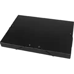 CAJA DE PROYECTOS LOMO 30MM NEGRO CARTON GOFRADO LIDERPAPEL (2632-GF-NE) 37336 CAJA DE PROYECTOS LOMO 30MM NEGRO CARTON GOFRADO LIDERPAPEL (2632-GF-NE) 37336