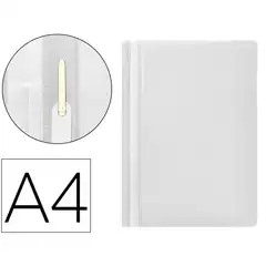 Material CARPETA DOSSIER FASTENER PLASTICO Q-CONNECT A4 BLANCO KF01658 38847