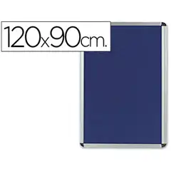 Material TABLERO DE ANUNCIOS Q-CONNECT MURAL GRANDE FIELTRO AZUL 120X90 CM KF01077 43347
