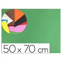 Material GOMA EVA LIDERPAPEL 50X70CM 60G/M2 ESPESOR 1.5MM VERDE GE10 43358