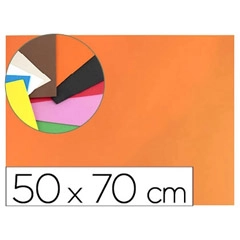 Material GOMA EVA LIDERPAPEL 50X70CM 60G/M2 ESPESOR 1.5MM NARANJA GE30 43361