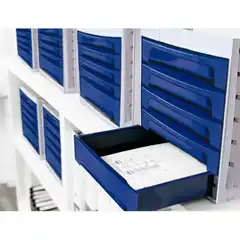 MODULO Q-CONNECT 6 CAJONES AZUL KF18431 43581 MODULO Q-CONNECT 6 CAJONES AZUL KF18431 43581