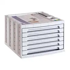 MODULO Q-CONNECT 6 CAJONES GRIS KF18434 43582 MODULO Q-CONNECT 6 CAJONES GRIS KF18434 43582