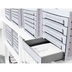 MODULO Q-CONNECT 6 CAJONES GRIS KF18434 43582 MODULO Q-CONNECT 6 CAJONES GRIS KF18434 43582
