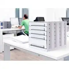 MODULO Q-CONNECT 6 CAJONES GRIS KF18434 43582 MODULO Q-CONNECT 6 CAJONES GRIS KF18434 43582