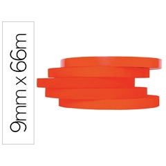 CINTA CIERRA BOLSAS PVC COLOR ROJO 66 M. X 9 MM. 46510 KF10853