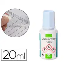 Material CORRECTOR Q-CONNECT APLICADOR PINCEL BOTE 20 ML KF10507 52155