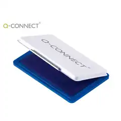 Material ALMOHADILLA Q-CONNECT P/ TAMPON Nº 2 7X11 CM AZUL KF25209 52387