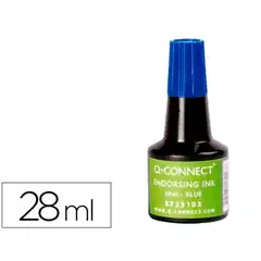 Material TINTA TAMPON Q-CONNECT AZUL BOTE 28 ML KF25103 52390