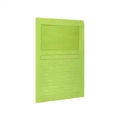 SUBCARPETA CARTULINA Q-CONNECT DIN A4 VERDE CON VENTANA TRANSPARENTE 120 GR KF15247 53227