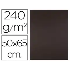 CARTULINA LIDERPAPEL 50X65 CM MARRON OSCURO 240 GR UNIDAD CX46 54463