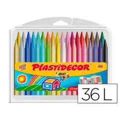 Material CERAS PLASTIDECOR ESTUCHE 36 COLORES (882337) 57071
