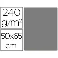 CARTULINA LIDERPAPEL 50X65 CM GRIS 240 GR UNIDAD CX47 57792