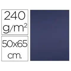 CARTULINA LIDERPAPEL 50X65 CM 240 G/M2 AZUL ZAFIRO CX53 58652