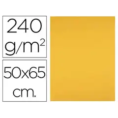 CARTULINA LIDERPAPEL 50X65 CM 240 G/M2 ORO VIEJO CX54 58653