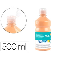 TEMPERA LIQUIDA LIDERPAPEL ESCOLAR 500 ML CARNE TP09 59200