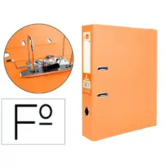 ARCHIVADOR PALANCA Fº NARANJA DOCUMENTA LIDERPAPEL (59485)