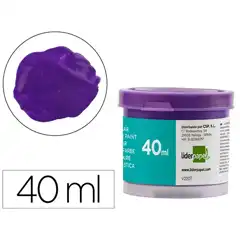TEMPERA LIDERPAPEL ESCOLAR 40 ML VIOLETA TP70 62940