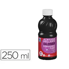 PINTURA ACRILICA L&B BRILLO NEGRO BOTE DE 250 ML 807541 63166