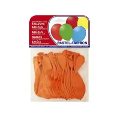 Material GLOBO 100% LATEX BIODEGRADABLE PASTEL NARANJA BOLSA DE 20 UDS 26008 (20008) 63223