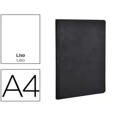 Material LIBRETA AGE-BAG TAPA CARTULINA LOMO COSIDO LISO 96 HJ COLOR NEGRO 210X297 MM 791401C 63261