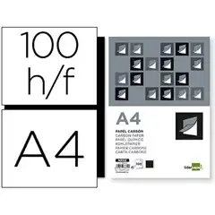 PAPEL CARBON LIDERPAPEL NEGRO UNIDAD (63652)