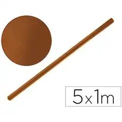 PAPEL KRAFT LIDERPAPEL MARRON FUERTE ROLLO 5X1 MT PK72 63744