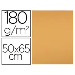 CARTULINA LIDERPAPEL 50X65 CM 180 GR AVELLANA PAQ. DE 25 HJ CT44 67849