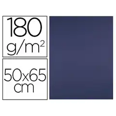 CARTULINA LIDERPAPEL 50X65 CM 180 GR ZAFIRO PAQ. DE 25 HJ CT52 67857