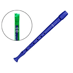 FLAUTA HOHNER 9508 COLOR AZUL FUNDA VERDE Y TRANSPARENTE B95084DB 67869