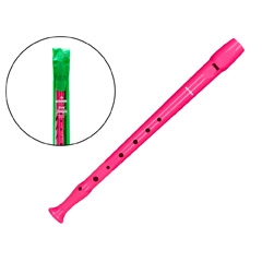 FLAUTA HOHNER 9508 COLOR ROSA FUNDA VERDE Y TRANSPARENTE B95084PI 67872