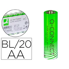 PILA Q-CONNECT ALCALINA AA PAQ. CON 20 UDS KF10848 68116