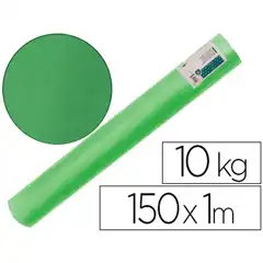 PAPEL KRAFT VERJURADO LIDERPAPEL VERDE ANCHO 1 MT LONGITUD 150 MT GRAMAJE 65 GR PESO 10 KG PK63 68206