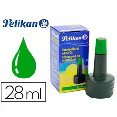 TINTA PELIKAN TAMPON 28 ML. P/ ALMOHADILLA VERDE (351239) 69839