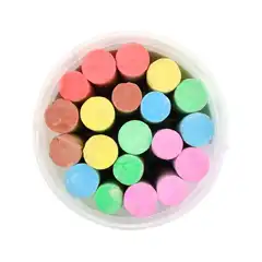 TIZA COLOR LIDERPAPEL P/ SUELO BOTE DE 20 UNIDADES 74355