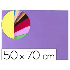 GOMA EVA LIDERPAPEL 50X70CM 60G/M2 ESPESOR 2MM TEXTURA TOALLA LILA GE19 75136