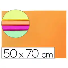 GOMA EVA LIDERPAPEL 50X70CM 60G/M2 ESPESOR 2MM FLUOR NARANJA GE23 75140