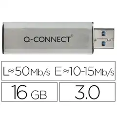 MEMORIA USB Q-CONNECT FLASH 16 GB 3.0 KF16369 75565