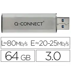 MEMORIA USB Q-CONNECT FLASH 64 GB 3.0 KF16371 75567