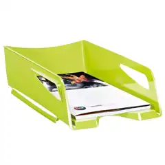 Material BANDEJA SOBREMESA CEP MAXI DE GRAN CAP. PLASTICO VERDE 386X270X115 MM 1002200301 75945
