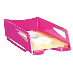 Material BANDEJA SOBREMESA CEP MAXI DE GRAN CAP. PLASTICO ROSA 386X270X115 MM 1002200371 75948