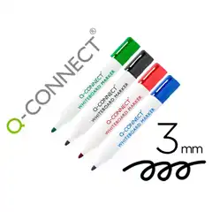 ROTULADOR Q-CONNECT PIZARRA BLANCA COLORES SURTIDOS PUNTA REDONDA 3 MM KF00880 78933