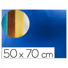 GOMA EVA LIDERPAPEL 50X70 CM ESPESOR 2 MM METALIZADA AZUL GE85 79225