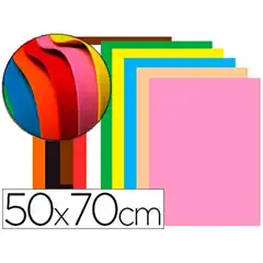 Material GOMA EVA LIDERPAPEL 50X70CM 60G/M2 ESPESOR 1,5MM COLORES SURTIDOS GE95 79356