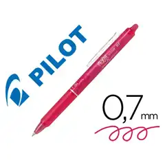 Material BOLIGRAFO PILOT FRIXION CLICKER BORRABLE 0,7 MM COLOR ROSA NFCRS 79623
