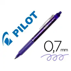 Material BOLIGRAFO PILOT FRIXION CLICKER BORRABLE 0,7 MM COLOR VIOLETA NFCVI 79625