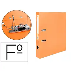 ARCHIVADOR DE PALANCA LIDERPAPEL Fº C/R 52MM NARANJA  AY35 79710
